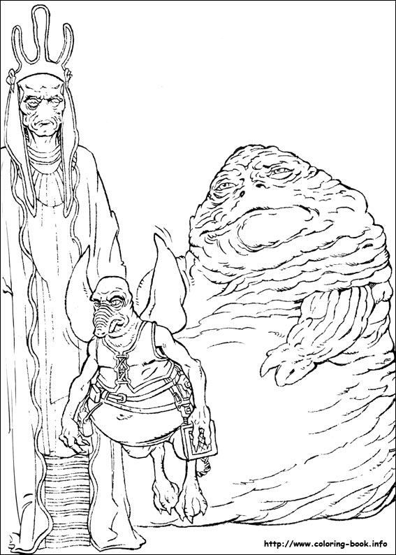 Star Wars coloring picture